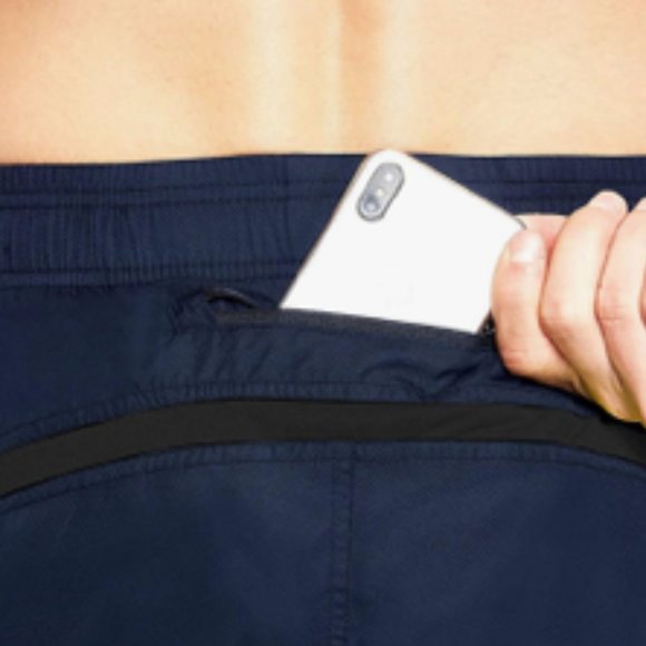 BALEAF Men's 7 Inch Navy Athletic Shorts L - Picture 5 of 12